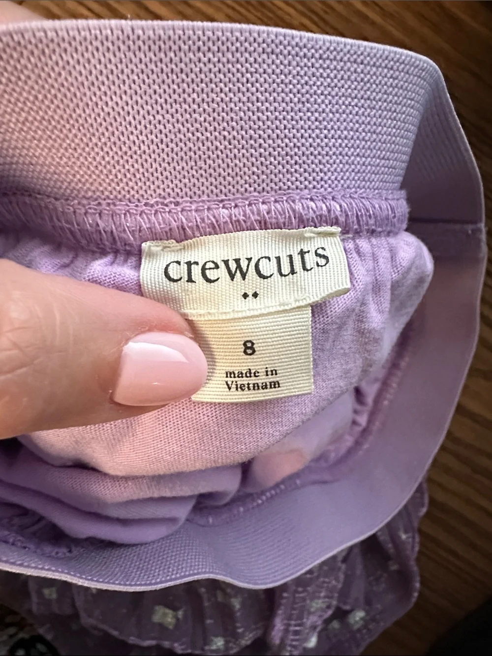 Crewcuts Lavender Sparkle Dot Tulle Skirt